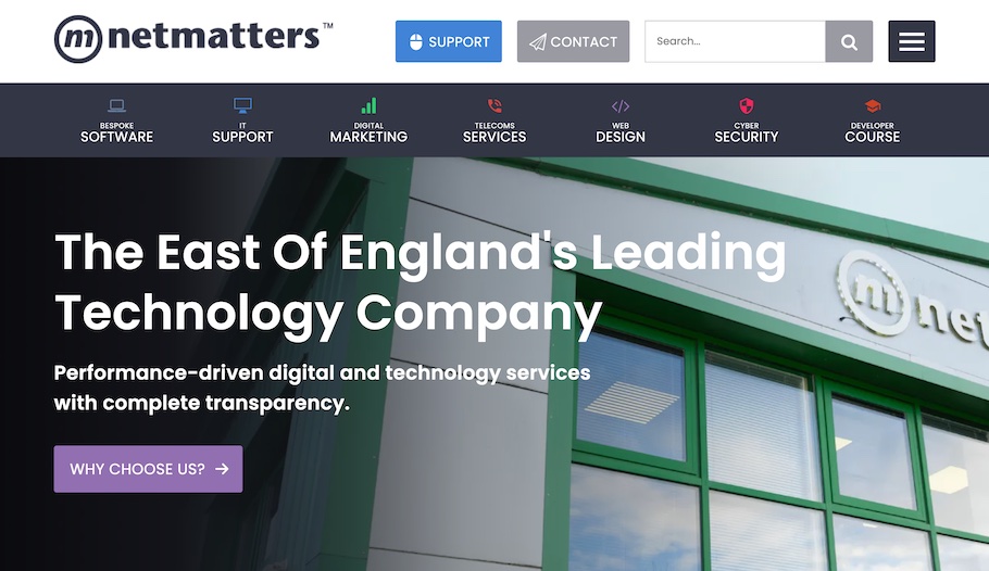 Netmatters Homepage